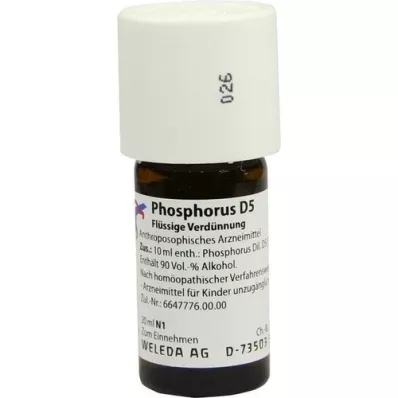 PHOSPHORUS Diluição D5, 20 ml PHOSPHORUS Diluição D5, 20 ml