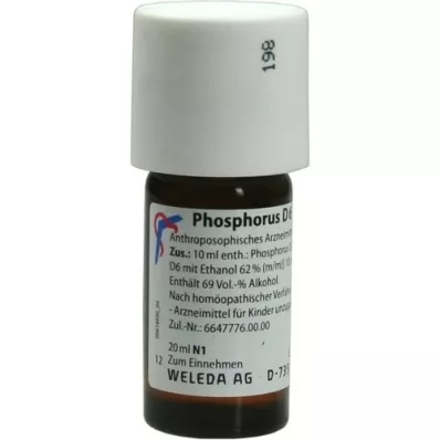 PHOSPHORUS Diluição D 6, 20 ml PHOSPHORUS Diluição D 6, 20 ml