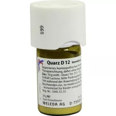 QUARZ Trituração D 12, 20 g