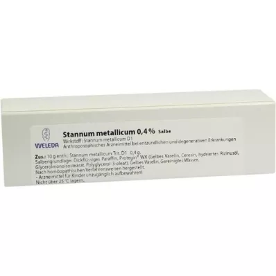 STANNUM METALLICUM SALBE 0,4%, 25g
