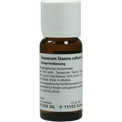 TARAXACUM STANNO diluição de cultum D 3, 50 ml TARAXACUM STANNO diluição de cultum D 3, 50 ml