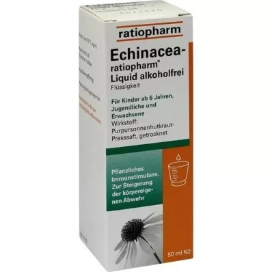 ECHINACEA-RATIOPHARM Líquido sem álcool, 50 ml