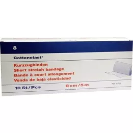 KURZZUGBINDE Algodãoelast 8 cmx5 m, 10 unid