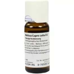 MELISSA CUPRO diluição culta D 2, 50 ml