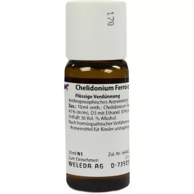 CHELIDONIUM FERRO diluição de cultum D 3, 50 ml