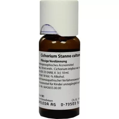 CICHORIUM STANNO diluição de cultum D 3, 50 ml CICHORIUM STANNO diluição de cultum D 3, 50 ml