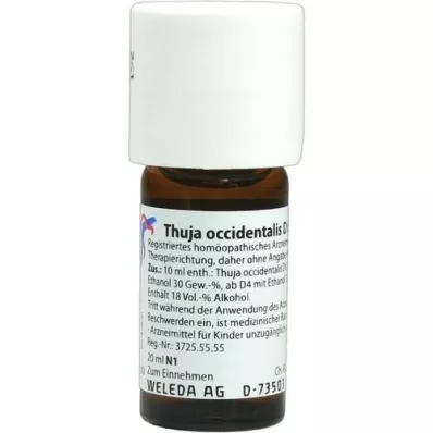 THUJA OCCIDENTALIS Diluição D 6, 20 ml