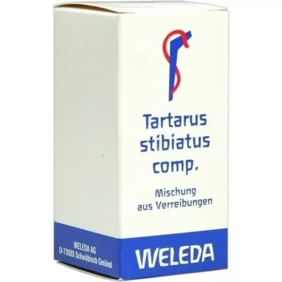 TARTARUS STIBIATUS COMP.Trituração, 20 g TARTARUS STIBIATUS COMP.Trituração, 20 g