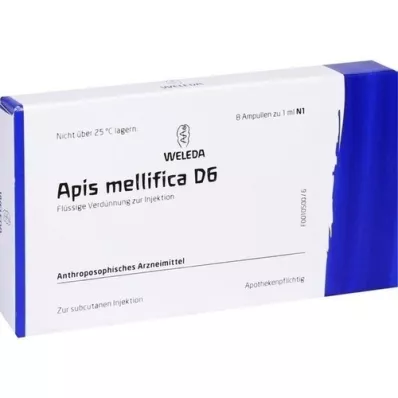 APIS MELLIFICA D 6 ampolas, 8 unid APIS MELLIFICA D 6 ampolas, 8 unid