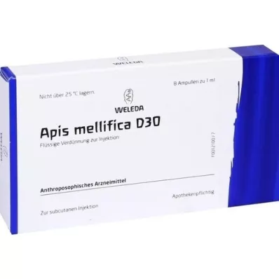 APIS MELLIFICA D 30 ampolas, 8 unid