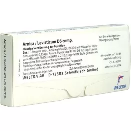 ARNICA/LEVISTICUM D 6 comp. ampolas, 8X1 ml