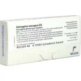 ASTRAGALUS EXSCAPUS D 3 ampolas, 8X1 ml