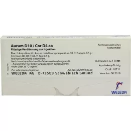 AURUM Ampolas D 10/Cor D 4 aa, 8X1 ml