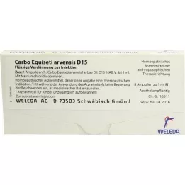 CARBO EQUISETI arvensis D 15 ampolas, 8X1 ml