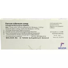 FERRUM SIDEREUM COMP.Ampolas, 8X1 ml