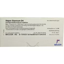 HEPAR STANNUM D 4 ampolas, 8 unid