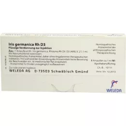 IRIS GERMANICA Rh D 3 ampolas, 8X1 ml
