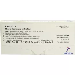 LEVICO D 3 ampolas, 8X1 ml