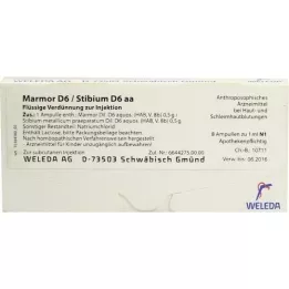 MARMOR Ampolas D 6/Stibium D 6 aa, 8X1 ml