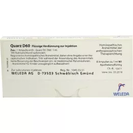 QUARZ D 60 ampolas, 8X1 ml