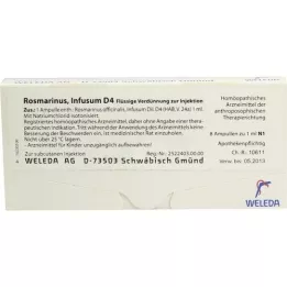 ROSMARINUS D 4 ampolas, 8X1 ml