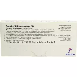 SOLUTIO SILICEAE comp.D 6 ampolas, 8X1 ml