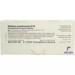 STIBIUM ARSENICOSUM D 15 ampolas, 8X1 ml
