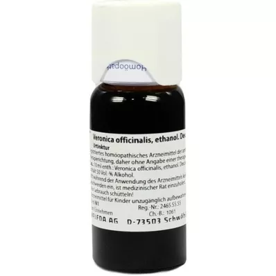 VERONICA OFFICINALIS Tintura mãe D 1, 50 ml VERONICA OFFICINALIS Tintura mãe D 1, 50 ml