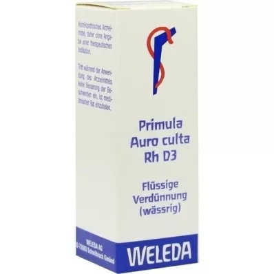 PRIMULA AURO culta RH Diluição D 3, 20 ml PRIMULA AURO culta RH Diluição D 3, 20 ml