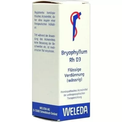 BRYOPHYLLUM RH Diluição D3, 20 ml BRYOPHYLLUM RH Diluição D3, 20 ml