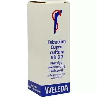 TABACUM CUPRO diluição cultum Rh D 3, 20 ml