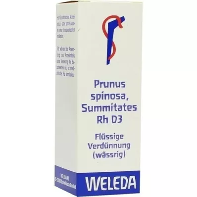 PRUNUS SPINOSA SUMMITATES Diluição Rh D 3, 20 ml