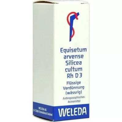 EQUISETUM ARVENSE Silicea cultum Diluição Rh D 3, 20 ml EQUISETUM ARVENSE Silicea cultum Diluição Rh D 3, 20 ml