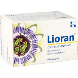 LIORAN cápsulas duras de passiflora, 80 peças