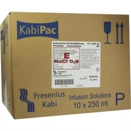 KOCHSALZLÖSUNG Frasco plástico 0,9% Fresenius, 10X250 ml
