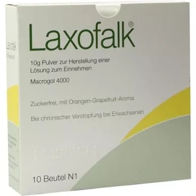 LAXOFALK 10 g Plv.z.Fabricante e.Lsg.z.Saco de entrada, 10 unidades LAXOFALK 10 g Plv.z.Fabricante e.Lsg.z.Saco de entrada, 10 unidades