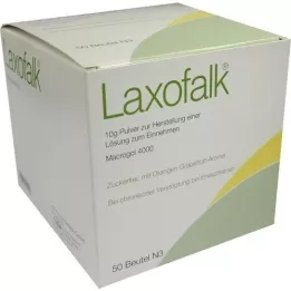 LAXOFALK 10 g Plv.z.Manufacturer e.Lsg.z.Saco de entrada, 50 unidades