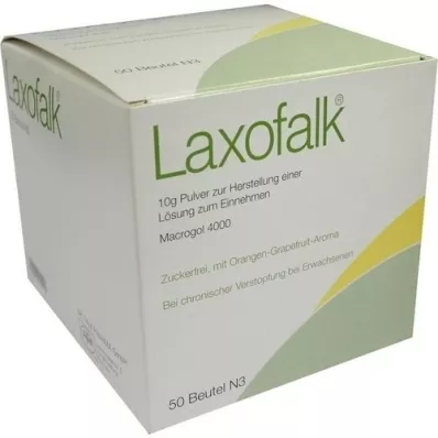 LAXOFALK 10 g Plv.z.Manufacturer e.Lsg.z.Saco de entrada, 50 unidades LAXOFALK 10 g Plv.z.Manufacturer e.Lsg.z.Saco de entrada, 50 unidades