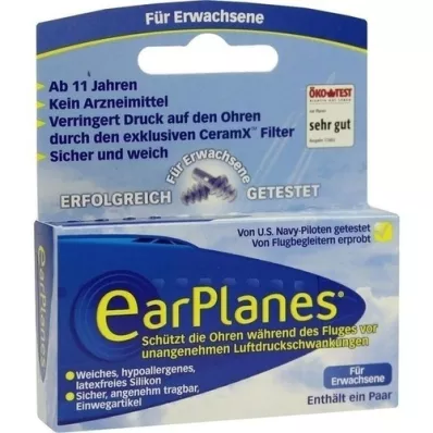 EARPLANES Adulto/Adultos, 2 peças