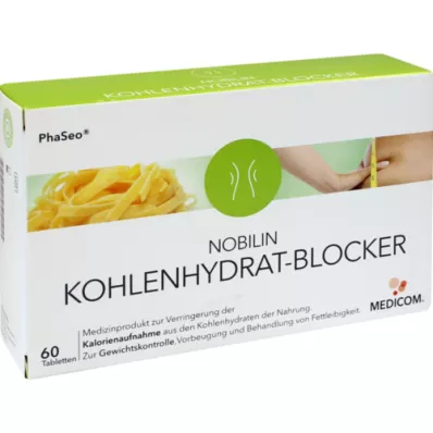 NOBILIN Comprimidos bloqueadores de carboidratos, 60 unidades