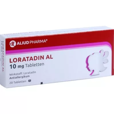 LORATADIN AL comprimidos de 10 mg, 20 unidades LORATADIN AL comprimidos de 10 mg, 20 unidades