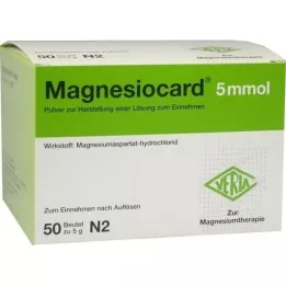 MAGNESIOCARD 5 mmol Plv.z.Her.e.Lsg.z.Intake, 50 unidades
