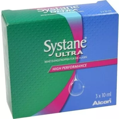 SYSTANE ULTRA Gotas lubrificantes para os olhos, 3X10 ml SYSTANE ULTRA Gotas lubrificantes para os olhos, 3X10 ml