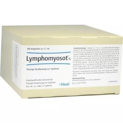 LYMPHOMYOSOT Ampolas N, 100 unidades LYMPHOMYOSOT Ampolas N, 100 unidades