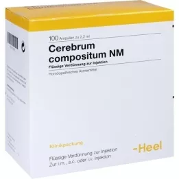 CEREBRUM COMPOSITUM NM Ampolas, 100 unidades