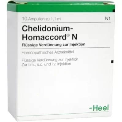CHELIDONIUM-HOMACCORD Ampolas N, 10 unid CHELIDONIUM-HOMACCORD Ampolas N, 10 unid