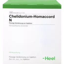 CHELIDONIUM-HOMACCORD Ampolas N, 100 unidades