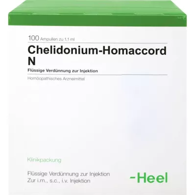 CHELIDONIUM-HOMACCORD Ampolas N, 100 unidades CHELIDONIUM-HOMACCORD Ampolas N, 100 unidades