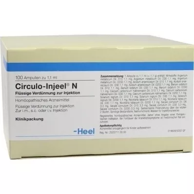 CIRCULO Ampolas Injeel N, 100 unid CIRCULO Ampolas Injeel N, 100 unid