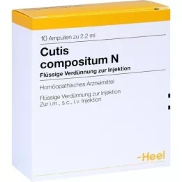 CUTIS ampolas compositum N, 10 unid